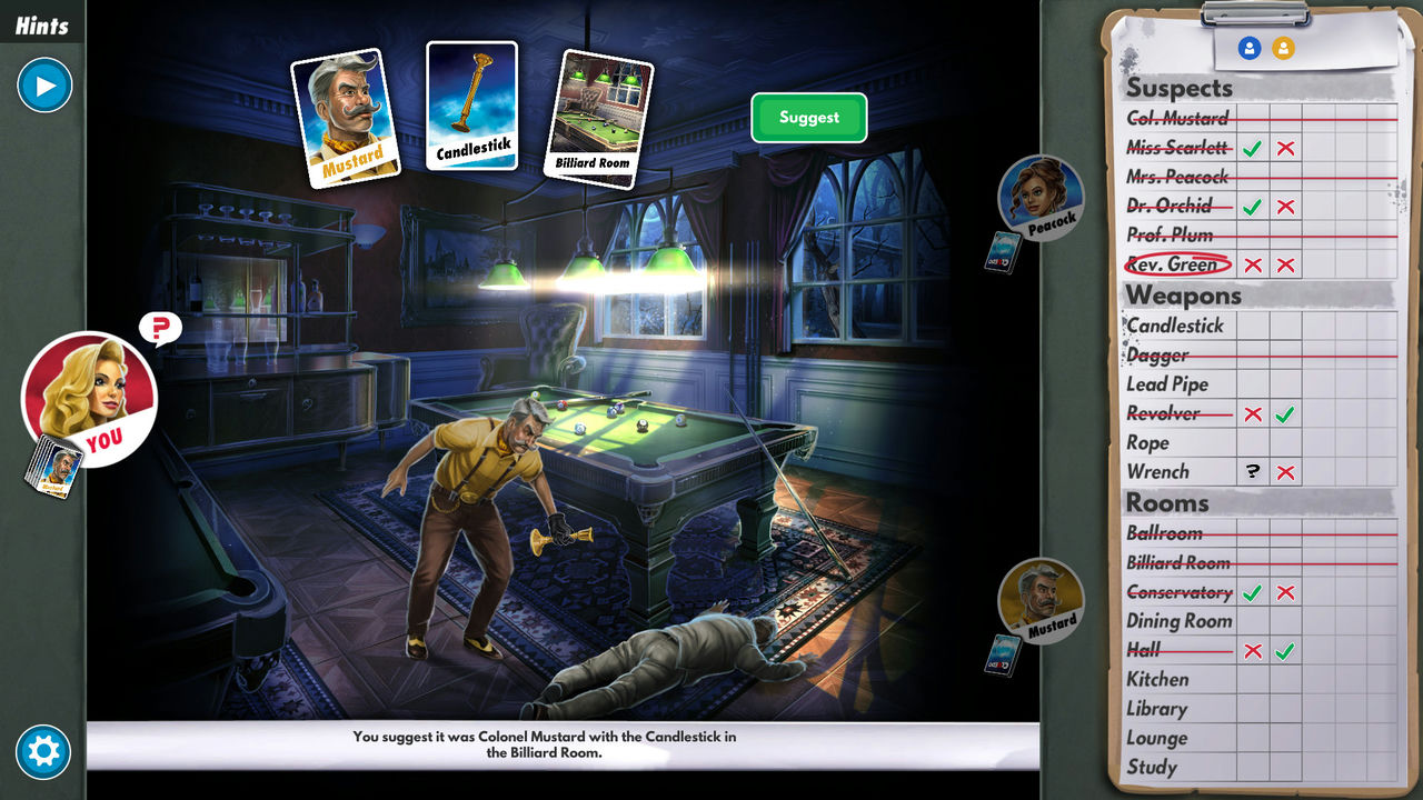 妙探寻凶 Clue-Cluedo: The Classic Mystery Game v20191113整合Tropical Mystery+v20190503整合DLC+v20190821 免安装中文版[7.95GB]【B4114】