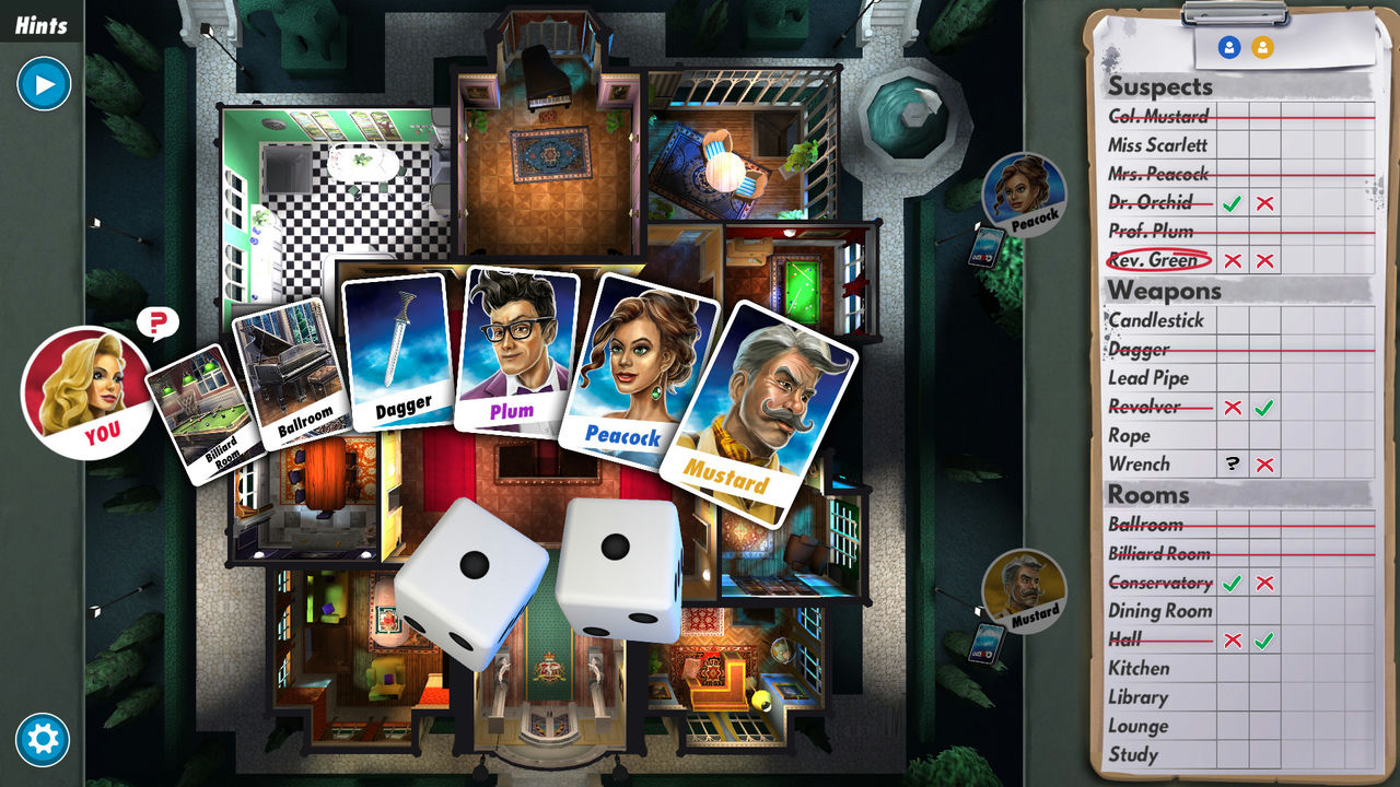 妙探寻凶 Clue-Cluedo: The Classic Mystery Game v20191113整合Tropical Mystery+v20190503整合DLC+v20190821 免安装中文版[7.95GB]【B4114】