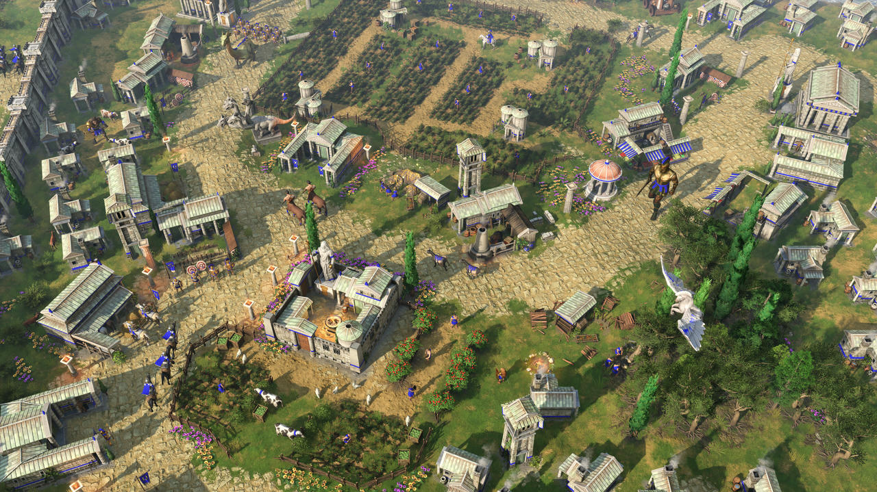 神话时代：重述高级版 Age of Mythology Retold v100.18.44294.Build.19590562.20250822+众神之柱DLC+全DLC+季票 免安装中文版[23.6GB]【B5903】