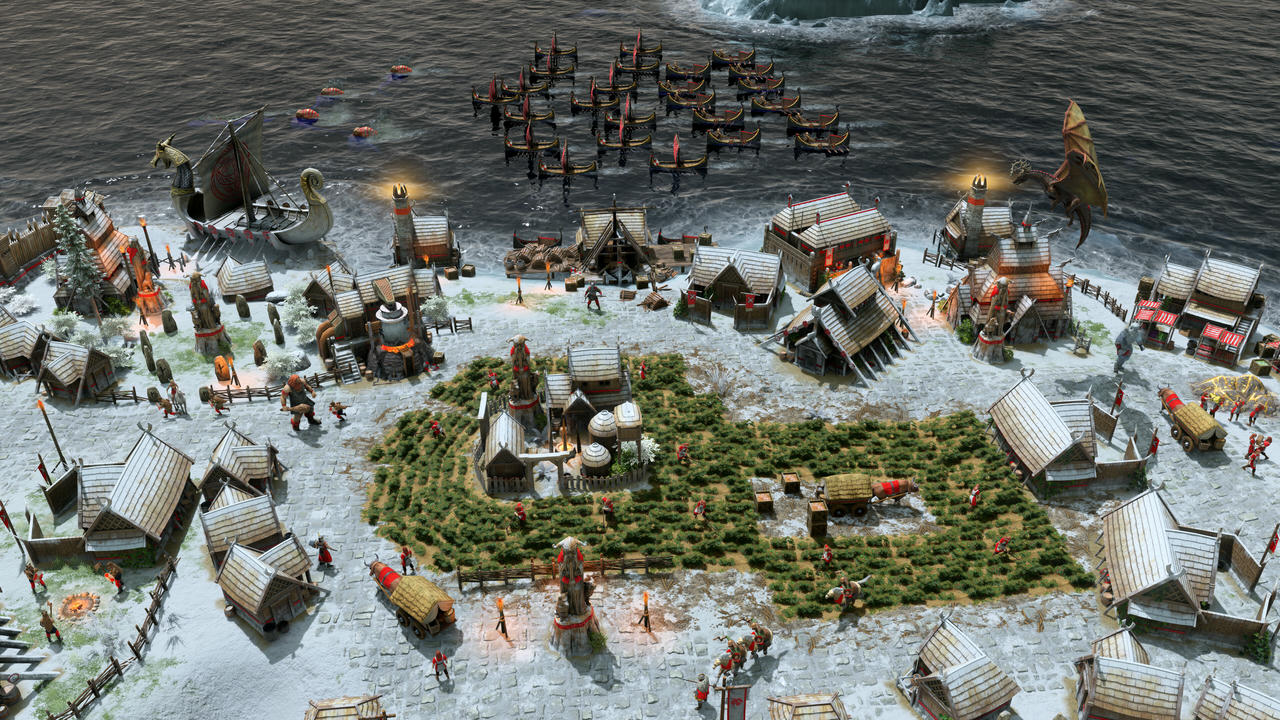 神话时代：重述高级版 Age of Mythology Retold v100.18.44294.Build.19590562.20250822+众神之柱DLC+全DLC+季票 免安装中文版[23.6GB]【B5903】